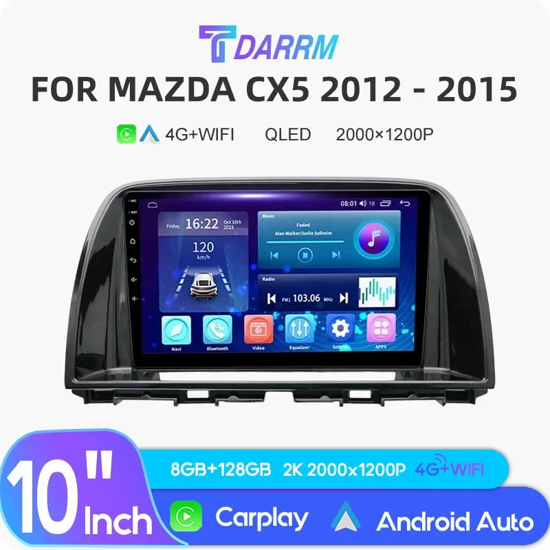 Car Autoradio Carplay Android 12 For MAZDA CX5 2012-2015 Video DVD 4G Wireless QLED Navigation GPS Car Multimedia Stero Player
Car Autoradio Carplay Android 12 For MAZDA CX5 2012-2015 Video DVD 4G Wireless QLED Navigation GPS Car Multimedia Stero Player