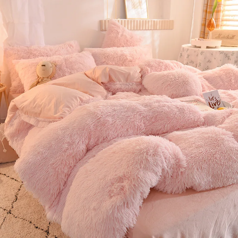 Warm Furry Duvet Cover Queen Soft Comfortable Long Plush Quilt Cover 220x240cm Warmth Blanket Comforers Covers Only Duvet Cover
Warm Furry Duvet Cover Queen Soft Comfortable Long Plush Quilt Cover 220x240cm Warmth Blanket Comforers Covers Only Duvet Cover
