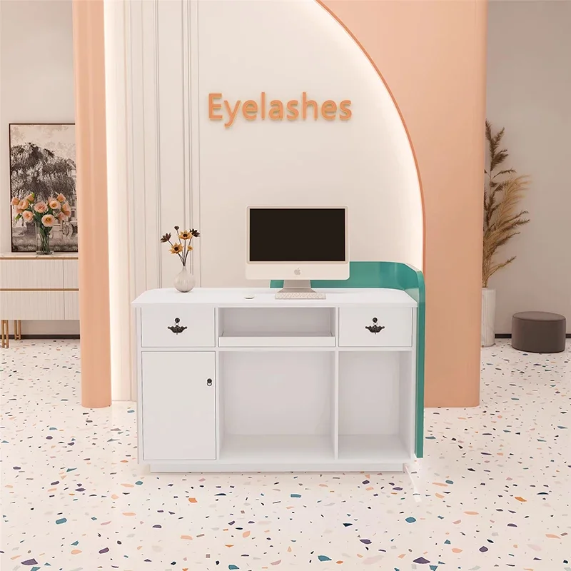 Luxury White Office Desk Small Reception Cash Checkout Cafe Counter Mobile Bar Bakery Cashier Kassen Schrank Nordic Furniture
Luxury White Office Desk Small Reception Cash Checkout Cafe Counter Mobile Bar Bakery Cashier Kassen Schrank Nordic Furniture
