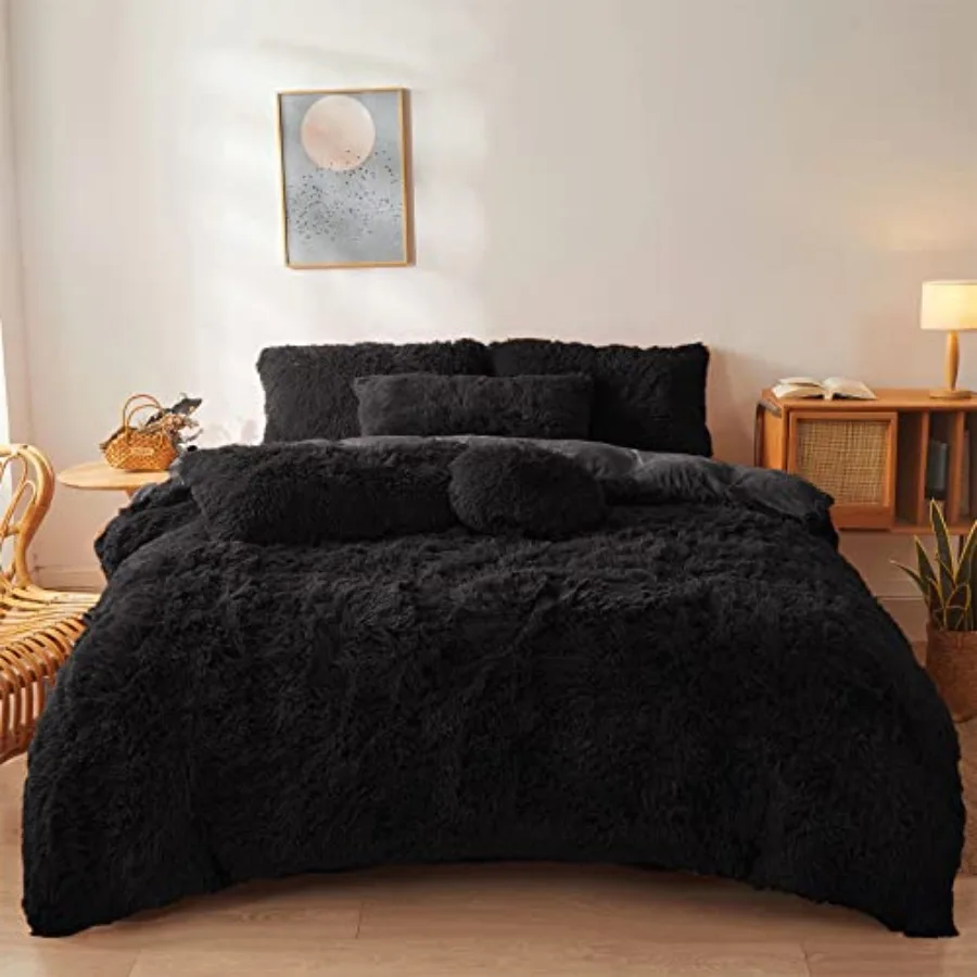 Fur Comforter Cover Set - Ultra Soft Fluffy Plush Bedding Sets 3 Pieces 1 Faux Fur Duvet Cover + 2 Faux Fur Pillow case Fluffy
Fur Comforter Cover Set - Ultra Soft Fluffy Plush Bedding Sets 3 Pieces 1 Faux Fur Duvet Cover + 2 Faux Fur Pillow case Fluffy