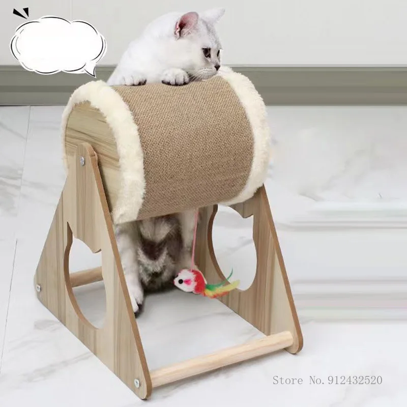 Pet Cat Tree Toy, Scratching Tube, Solid Wood, Vertical, Climbing Frame, Wear Resistant, Funny, Supplies
Pet Cat Tree Toy, Scratching Tube, Solid Wood, Vertical, Climbing Frame, Wear Resistant, Funny, Supplies