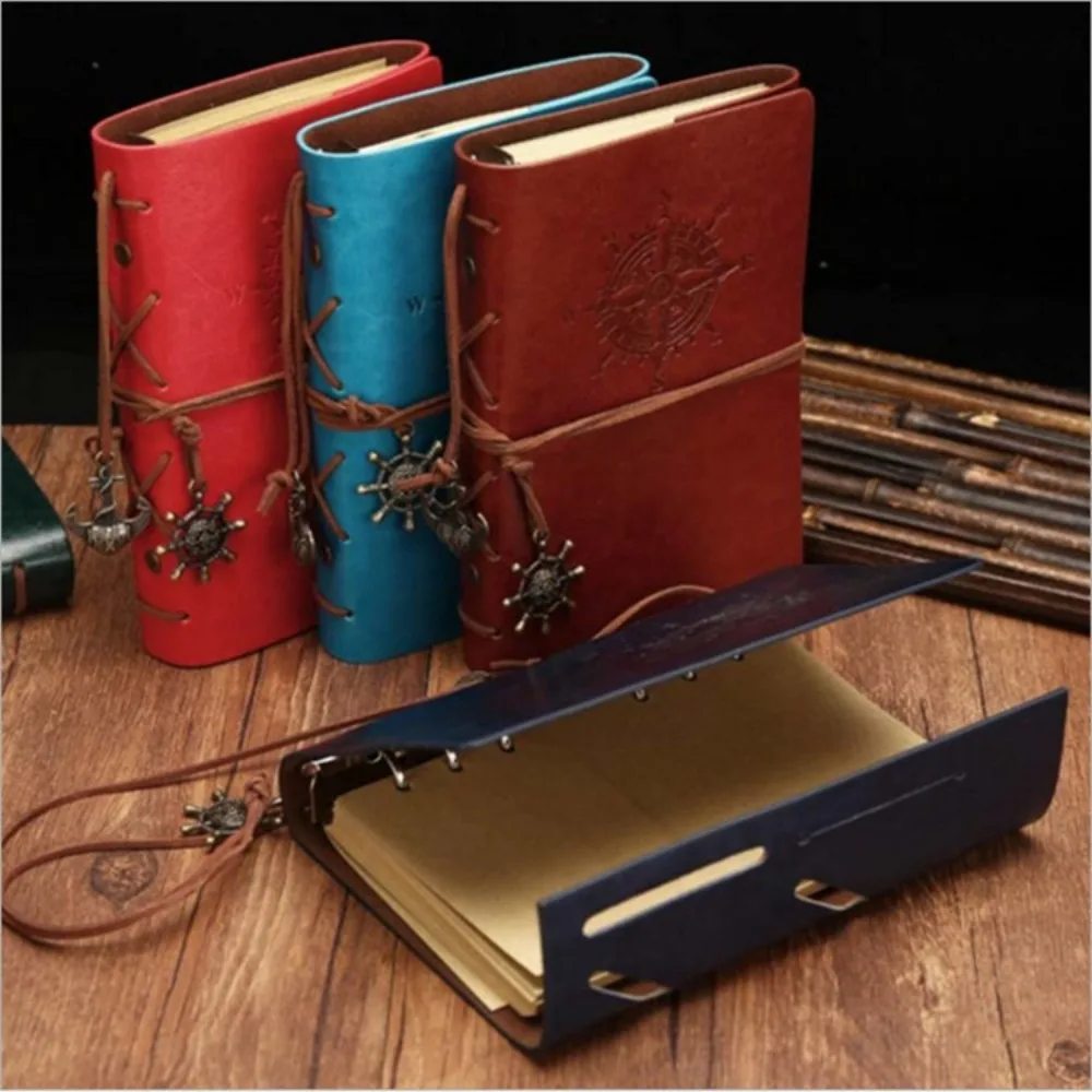 Pirate copy leather A5 loose leaf kraft paper record, retro tie rope portable diary Captain's book
Pirate copy leather A5 loose leaf kraft paper record, retro tie rope portable diary Captain's book