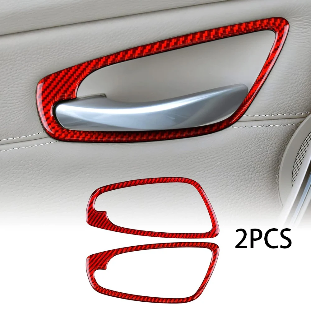 For BMW 1 Series E81 E82 E87 E88 2008-2013 Carbon Fiber Car Inner Door Pull Handle Panel Ring Bowl Trim Frame Decoration Sticker
For BMW 1 Series E81 E82 E87 E88 2008-2013 Carbon Fiber Car Inner Door Pull Handle Panel Ring Bowl Trim Frame Decoration Sticker