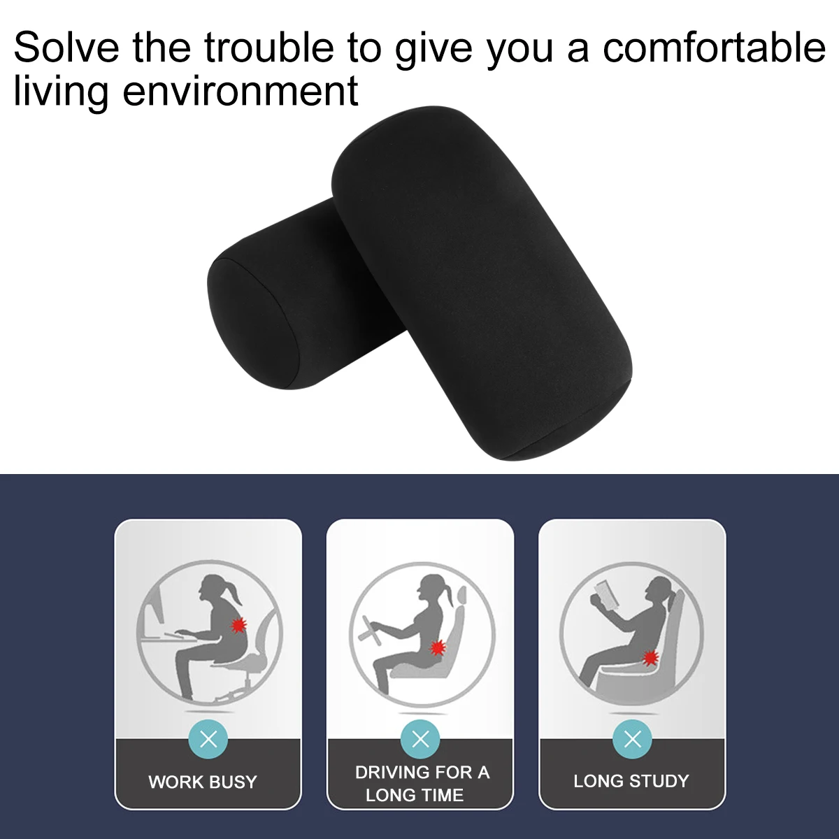 2 Pcs Pure Color Pillow Cylinder Toy Cylinder Adorable Cushion Bolster Travel Camping Throw Pillow Home Decor Gift 
2 Pcs Pure Color Pillow Cylinder Toy Cylinder Adorable Cushion Bolster Travel Camping Throw Pillow Home Decor Gift