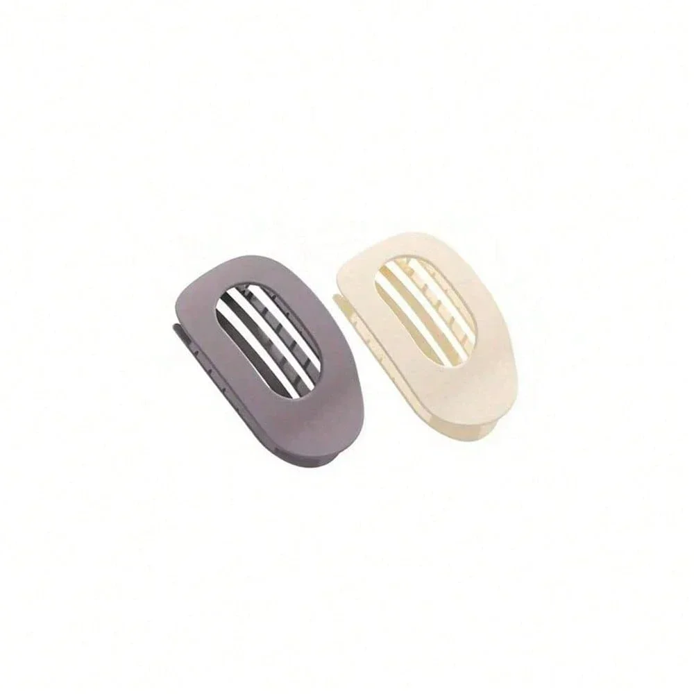 6pcs Colorful Flat Round Hair Clips Non-Slip Alligator Clip Curved Vintage Minimalist Hair Accessories For Women
6pcs Colorful Flat Round Hair Clips Non-Slip Alligator Clip Curved Vintage Minimalist Hair Accessories For Women