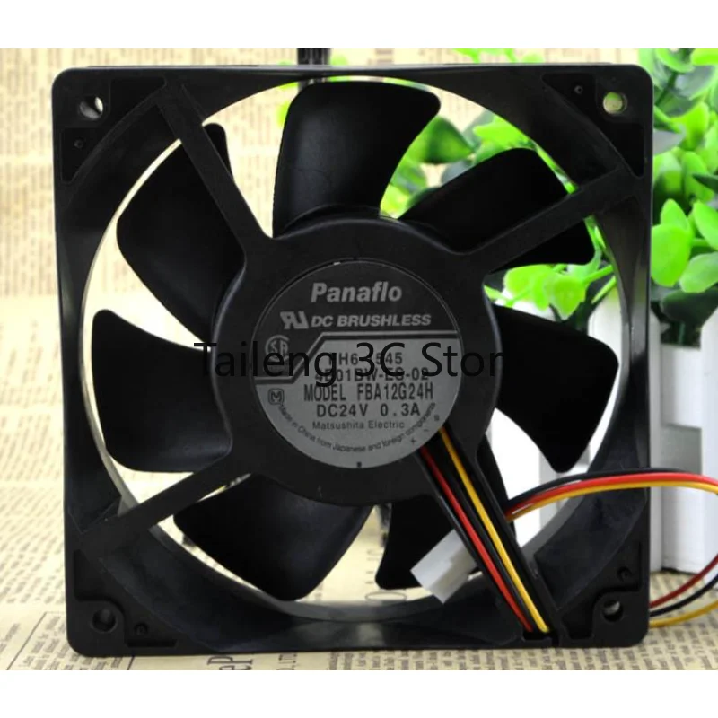New Cooler Fan for Panaflo FBA12G24H 24V 0.3A Frequency Converter Cooling Fan 12CM 12038 120*120*38MM
New Cooler Fan for Panaflo FBA12G24H 24V 0.3A Frequency Converter Cooling Fan 12CM 12038 120*120*38MM