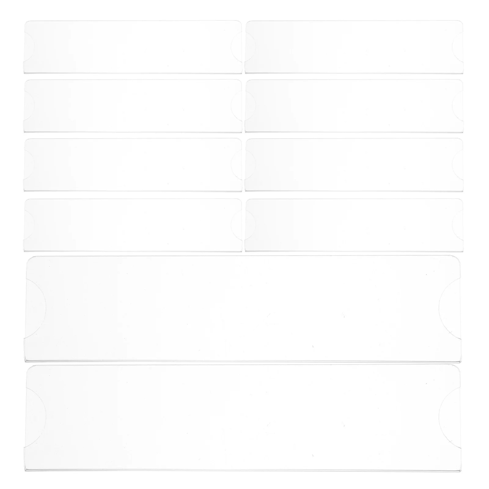 10Pcs Acrylic Nameplate Holders Transparent Clear Wall Sign Holders Self Adhesive Frame Stands for Office Restaurant Classroom
10Pcs Acrylic Nameplate Holders Transparent Clear Wall Sign Holders Self Adhesive Frame Stands for Office Restaurant Classroom