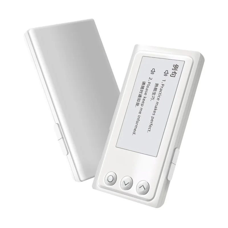 Mini electronic dictionary eye protection ink screen electronic word card audio learning machine to learn English
Mini electronic dictionary eye protection ink screen electronic word card audio learning machine to learn English