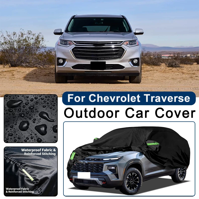 Outdoor Car Cover Waterproof Dustproof UV Sun Protection, Full Car Protector Exterior Parts For Chevrolet Traverse 2009-2026
Outdoor Car Cover Waterproof Dustproof UV Sun Protection, Full Car Protector Exterior Parts For Chevrolet Traverse 2009-2026