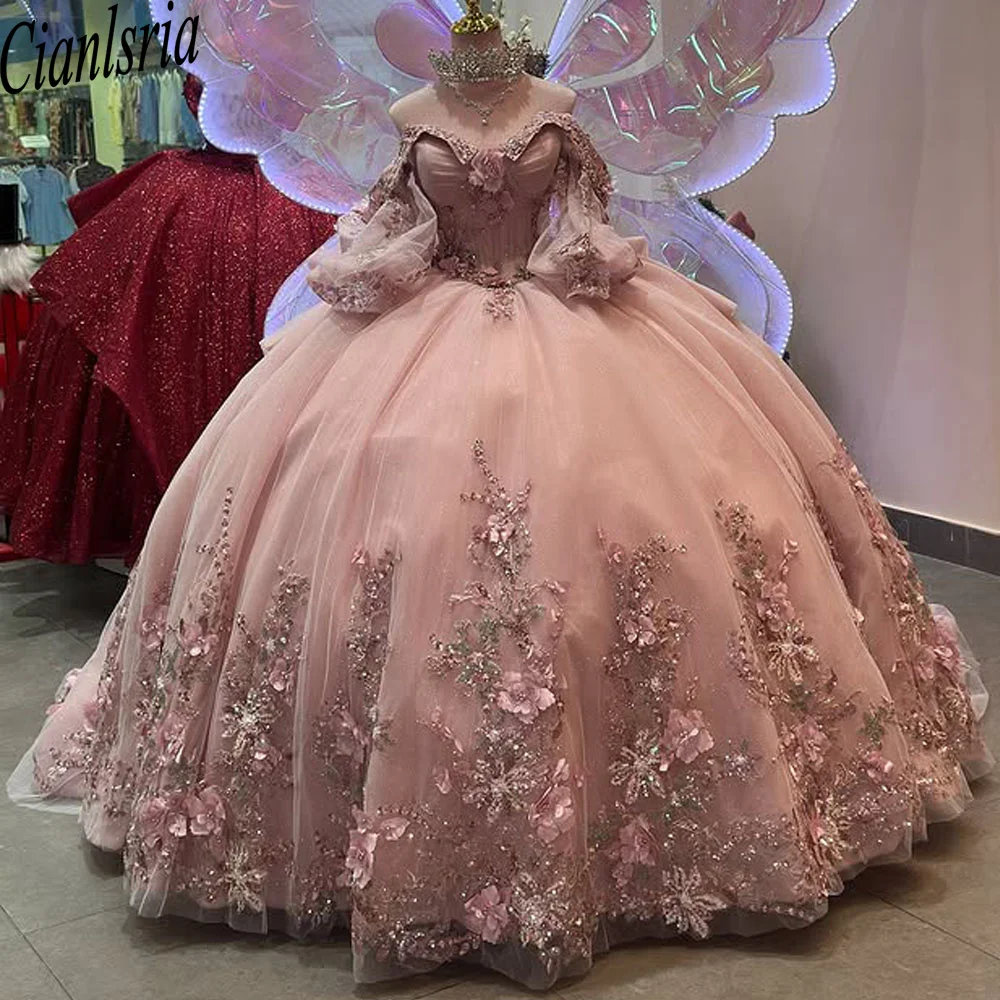 Роскошные платья Quinceanera с блестящими розовыми аппликациями, Vestidos De 15, корсет сзади, со шлейфом, формальный день рождения
Роскошные платья Quinceanera с блестящими розовыми аппликациями, Vestidos De 15, корсет сзади, со шлейфом, формальный день рождения
