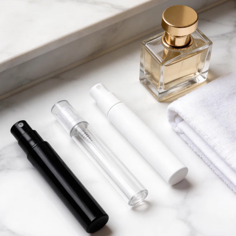 50Pcs 2ml-5ml Mini Portable Plastic Spray Bottles Travel Liquid Atomizing Perfume Sample Bottle Refillable Travel Containers
50Pcs 2ml-5ml Mini Portable Plastic Spray Bottles Travel Liquid Atomizing Perfume Sample Bottle Refillable Travel Containers