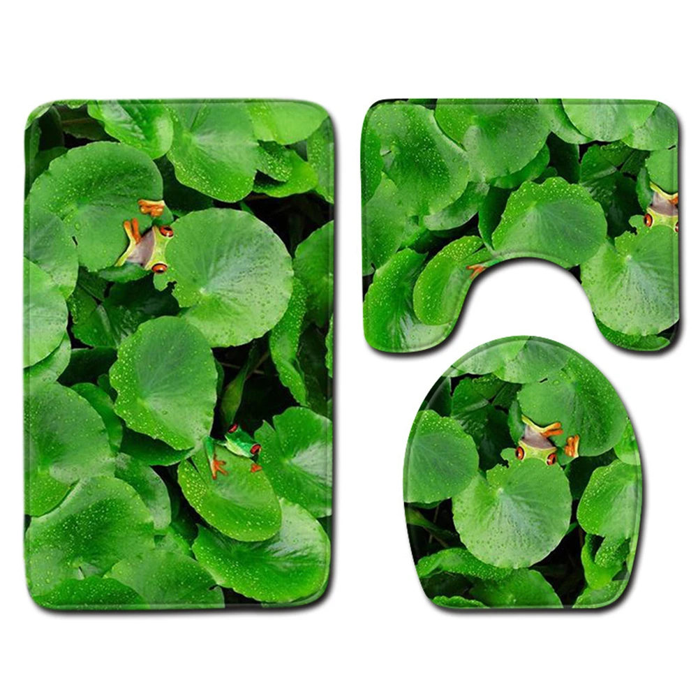 Green Plant Bathroom rug With Green landscape Super Absorbent Bath mat Toilet Seat Wash non-slip Bath Mat rug
Green Plant Bathroom rug With Green landscape Super Absorbent Bath mat Toilet Seat Wash non-slip Bath Mat rug