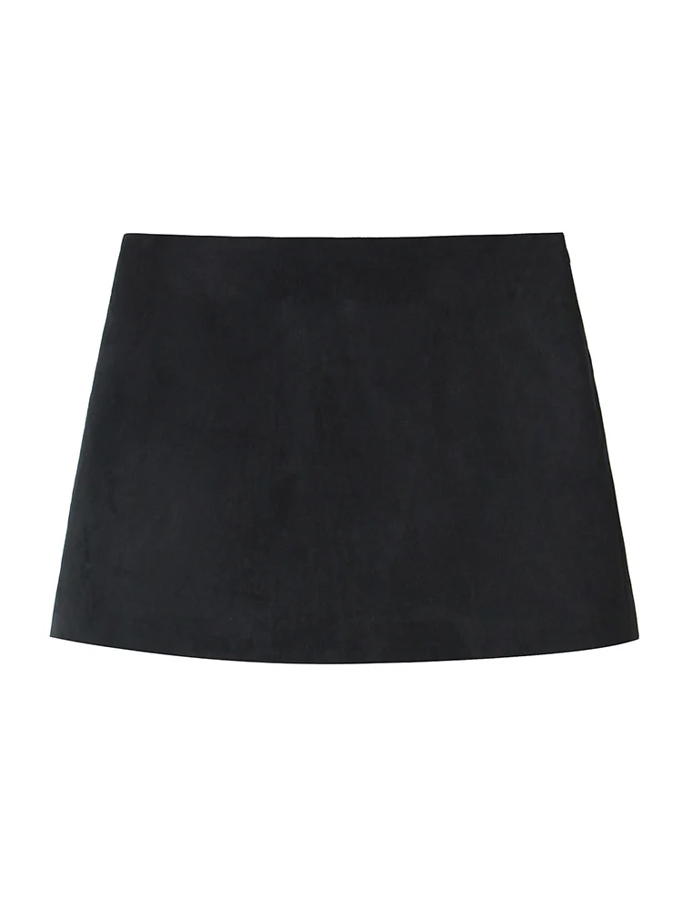 Willshela Women Fashion Black Side Zipper A-Line Mini Skirt Vintage High Waist Female Chic Lady Skirts
Willshela Women Fashion Black Side Zipper A-Line Mini Skirt Vintage High Waist Female Chic Lady Skirts