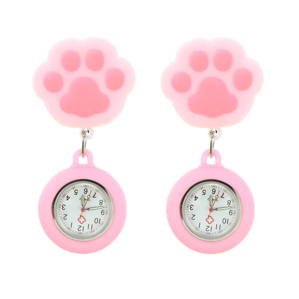2Pcs Soft Plush Nurse Paw Design Hanging Watch for Students Doctors Durable Silicone Clip on Pocket Watch Easy Read
2Pcs Soft Plush Nurse Paw Design Hanging Watch for Students Doctors Durable Silicone Clip on Pocket Watch Easy Read
