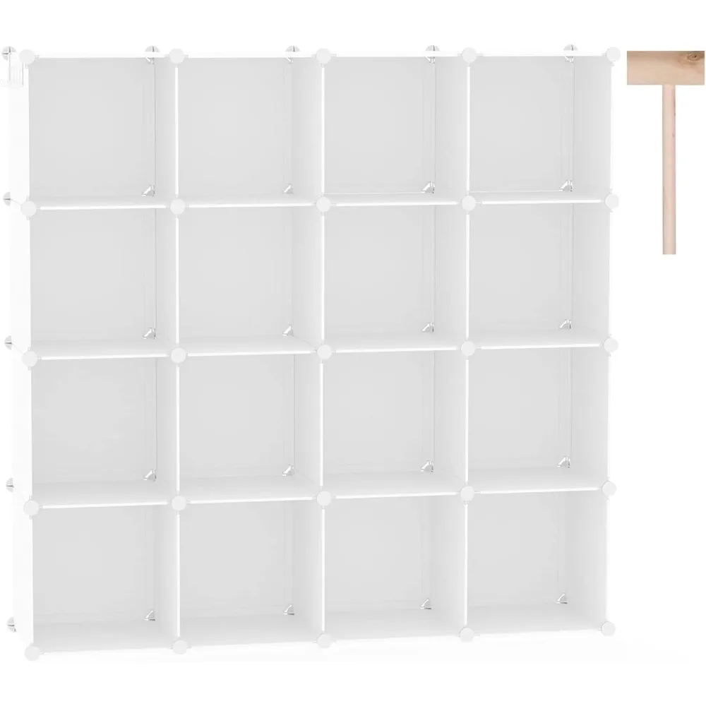 Cube Storage Organizer, 16-Cube Shelves Units, Plastic Storage Cubes, DIY Closet Organizer, Modular Closet Storage Shelv
Cube Storage Organizer, 16-Cube Shelves Units, Plastic Storage Cubes, DIY Closet Organizer, Modular Closet Storage Shelv