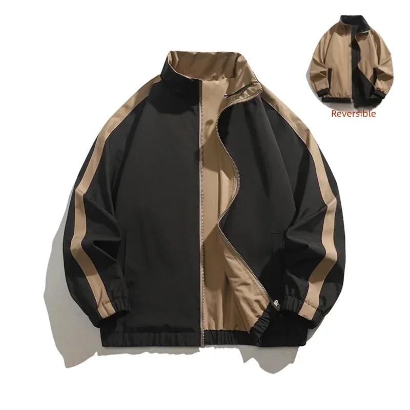 Double Sided Casual Jackets Men's Spring and Autumn Jackets, Stand Up Collar Tops and Men's Windbreaker Trends
Double Sided Casual Jackets Men's Spring and Autumn Jackets, Stand Up Collar Tops and Men's Windbreaker Trends
