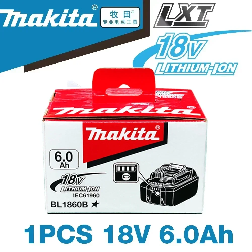 100% Genuine Makita 6Ah for Makita 18V Battery BL1840 BL1830B BL1850B BL1850 BL1860 BL1815 Replacement Lithium Battery
100% Genuine Makita 6Ah for Makita 18V Battery BL1840 BL1830B BL1850B BL1850 BL1860 BL1815 Replacement Lithium Battery
