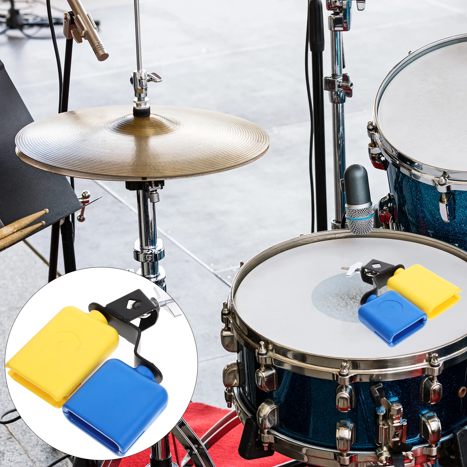 Drum Set Cowbells, Durable Metal Cowbell Percussion Instrument, Clear Sound Music Accessory
Drum Set Cowbells, Durable Metal Cowbell Percussion Instrument, Clear Sound Music Accessory