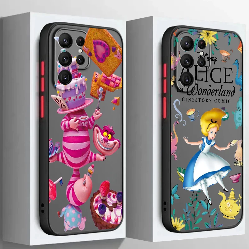 Alice Disney Fashion Cartoon Frosted Translucent For Samsung Galaxy S24 S23 S22 S21 S20 FE S10 S9 S8 Plus Ultra Pro 5G Cover
Alice Disney Fashion Cartoon Frosted Translucent For Samsung Galaxy S24 S23 S22 S21 S20 FE S10 S9 S8 Plus Ultra Pro 5G Cover