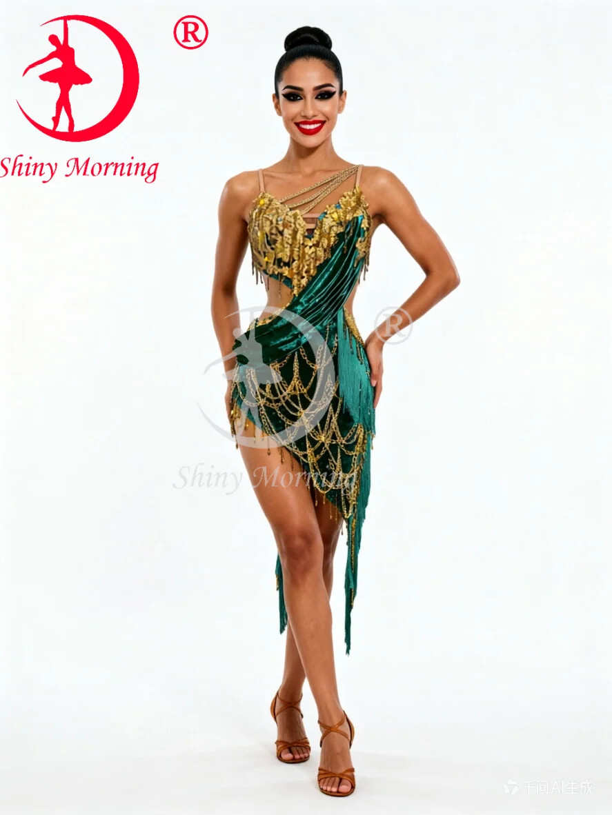 Latin dance dress Competition gown Latin Dance Dress Sport Costume Fringe Suit Evening Party Dancewear Prom Clothes Customized
Latin dance dress Competition gown Latin Dance Dress Sport Costume Fringe Suit Evening Party Dancewear Prom Clothes Customized