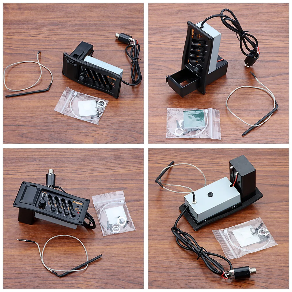 Acoustic Electric Sound Preamp Replacement Parts Accessories Durable Plastic Metal Pickup System Adjustable Settings for Ukulele
Acoustic Electric Sound Preamp Replacement Parts Accessories Durable Plastic Metal Pickup System Adjustable Settings for Ukulele