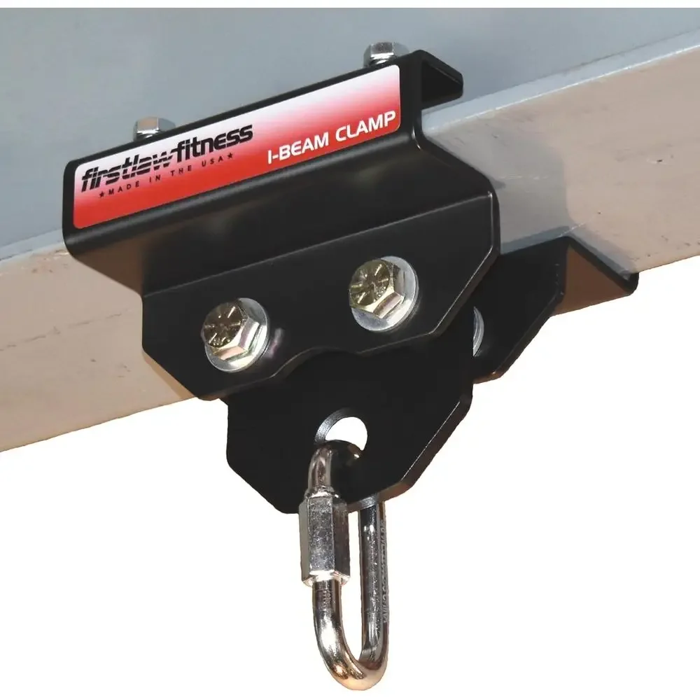 1000 lbs Capacity I-Beam Clamp, Adjustable Width 4-9 Inches, Gymnastics Rings, Climbing Ropes, Heavy Bag Supports - Multi-Sport
1000 lbs Capacity I-Beam Clamp, Adjustable Width 4-9 Inches, Gymnastics Rings, Climbing Ropes, Heavy Bag Supports - Multi-Sport