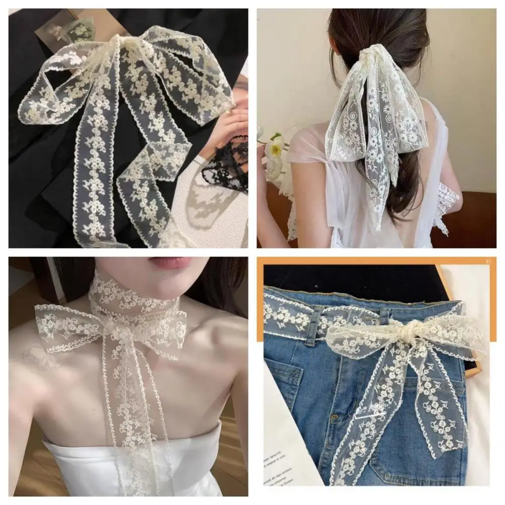 New Summer Women Long Scarf Floral Embroidery Hair Scarves Floral Hair Bandanas Lace Neck Collar Scarves Temperament Hair Wrap
New Summer Women Long Scarf Floral Embroidery Hair Scarves Floral Hair Bandanas Lace Neck Collar Scarves Temperament Hair Wrap
