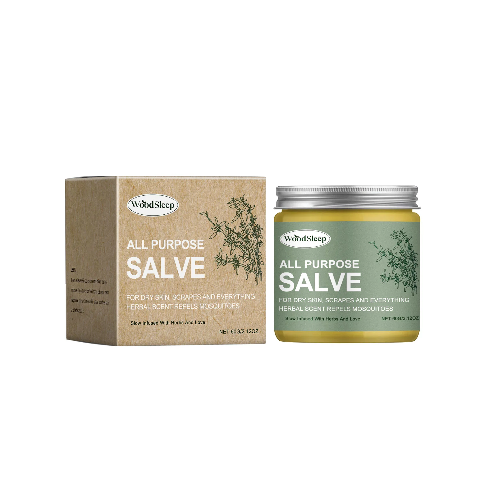 WoodSleep Herbal Multifunctional Soothing Balm Herbal Ingredients Gently Soothe Skin Discomfort Topical Care Balm 1pcs
WoodSleep Herbal Multifunctional Soothing Balm Herbal Ingredients Gently Soothe Skin Discomfort Topical Care Balm 1pcs