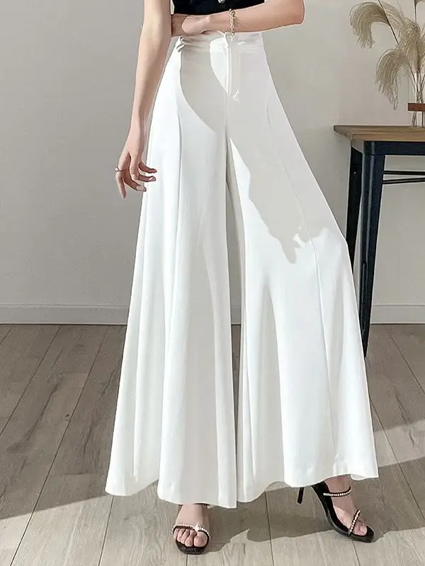 Ice Silk Wide Leg Pants Skirt Women's Long Pants Summer Thin High Waist Drapey Slimming Big Foot Skirt Pants Korean Sle
Ice Silk Wide Leg Pants Skirt Women's Long Pants Summer Thin High Waist Drapey Slimming Big Foot Skirt Pants Korean Sle