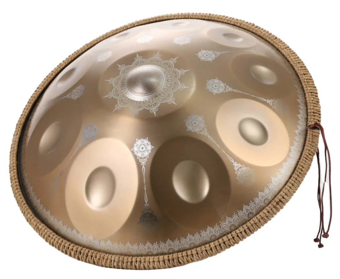 Hooqu 22-Inch Gold Stainless Steel Handpan 12-Note Hand Drum With Soft Bag Drum Stand Music Therapy & Meditation Tool Bronze Dru
Hooqu 22-Inch Gold Stainless Steel Handpan 12-Note Hand Drum With Soft Bag Drum Stand Music Therapy & Meditation Tool Bronze Dru