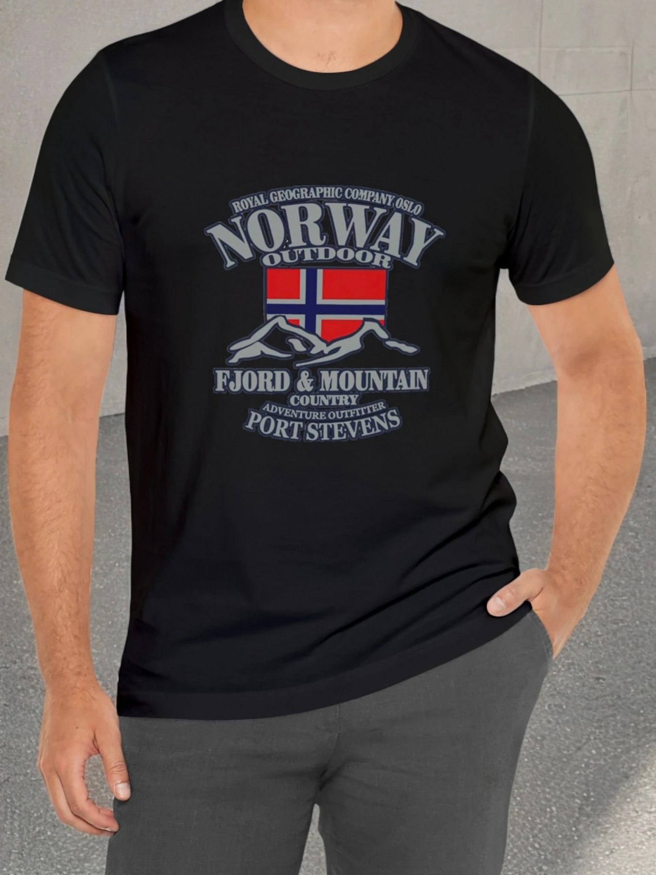 Mens Norway Graphic Cotton T-Shirt Short Sleeve Round Neck Breathable Machine Washable Perfect for Summer Outings
Mens Norway Graphic Cotton T-Shirt Short Sleeve Round Neck Breathable Machine Washable Perfect for Summer Outings
