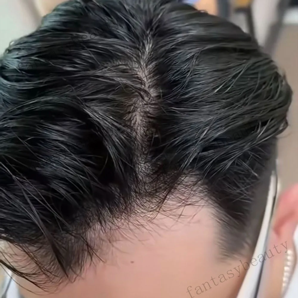 Black #1B Natural Hairline Black Grey 1B40 1B80 1B65 Durable Thin Skin Brown Men' Toupee Human Hair System Hairpieces Prosthesis
Black #1B Natural Hairline Black Grey 1B40 1B80 1B65 Durable Thin Skin Brown Men' Toupee Human Hair System Hairpieces Prosthesis