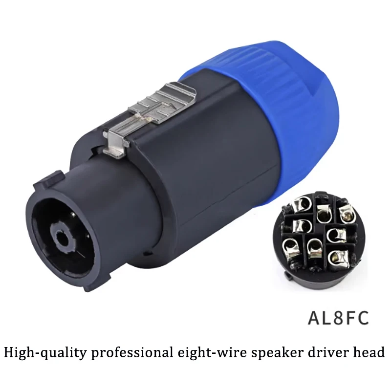 Professional 8-Pin SPEAKON Audio Connector NL8FC, Neutrik Style Speaker Plug for Stage Sound System & Speaker Connection
Professional 8-Pin SPEAKON Audio Connector NL8FC, Neutrik Style Speaker Plug for Stage Sound System & Speaker Connection