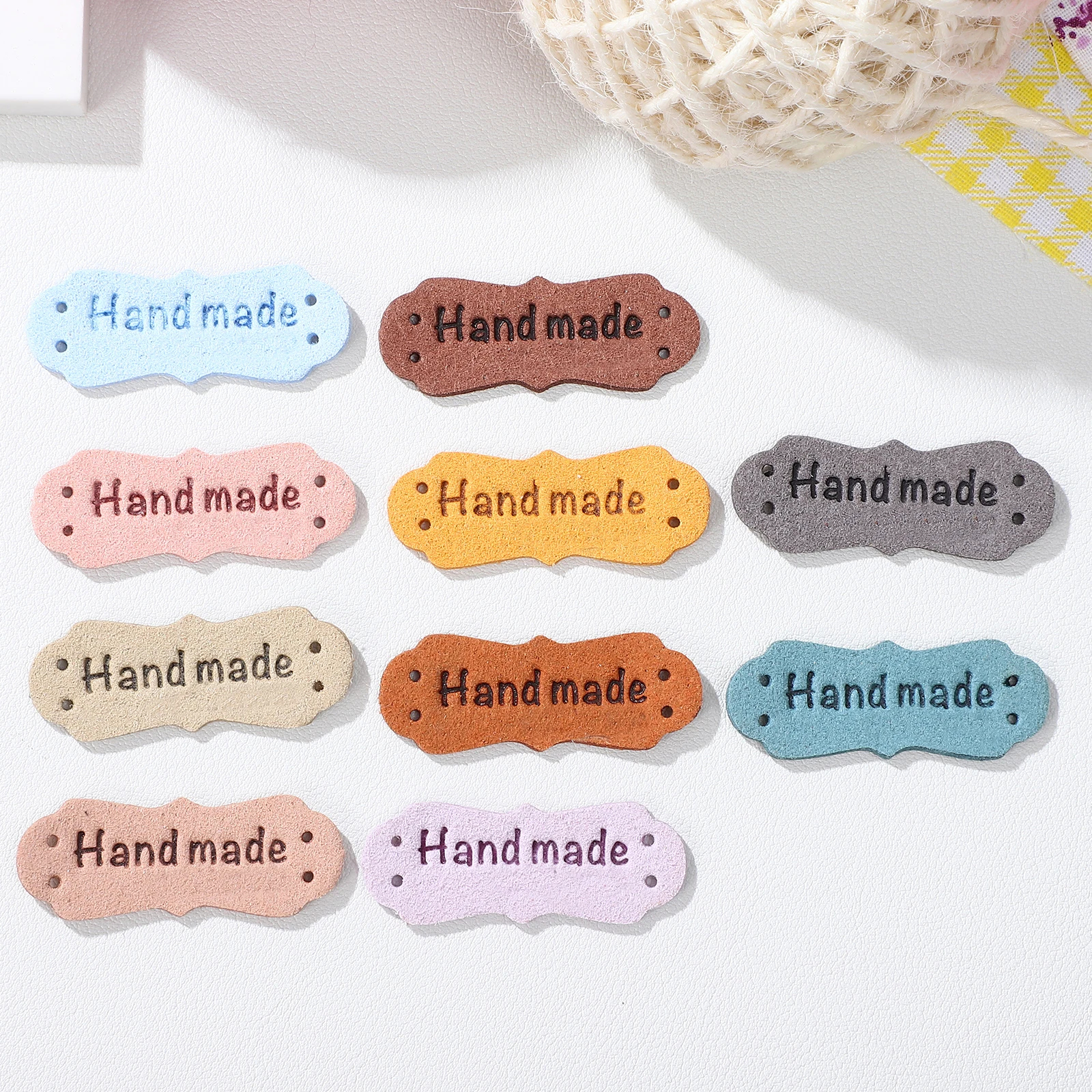 100 pcs Colorful Labels Sewing Hat Tags for Crochet Embossed PU Clothing Knit Decorative DIY Accessories Gifts
100 pcs Colorful Labels Sewing Hat Tags for Crochet Embossed PU Clothing Knit Decorative DIY Accessories Gifts