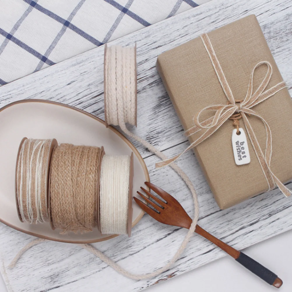 2pcs 10M Long Fish Silk Linen Ribbon For Diy Crafts Wedding Xmas Gift Packing Decor Burlap Ribbons Hand Knitting String
2pcs 10M Long Fish Silk Linen Ribbon For Diy Crafts Wedding Xmas Gift Packing Decor Burlap Ribbons Hand Knitting String