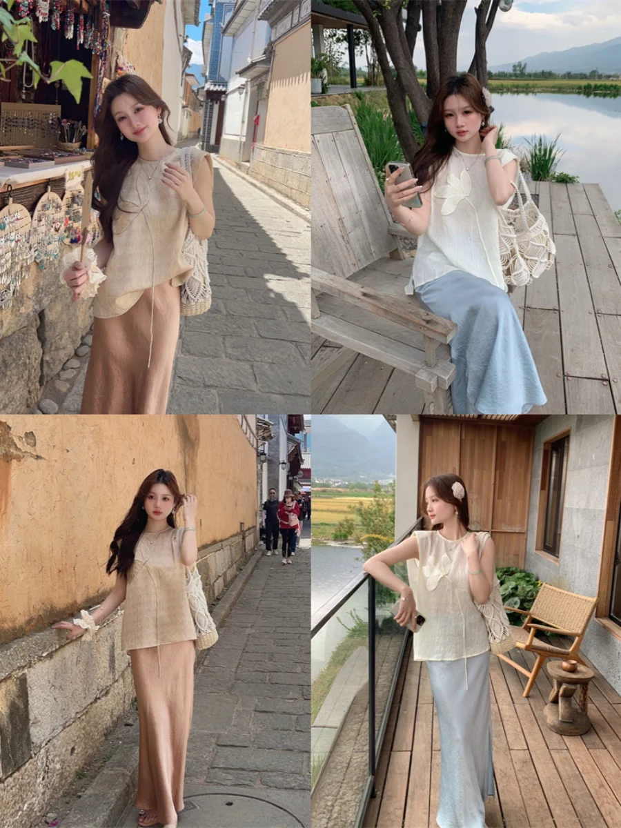 Handmade Floral Top Svel Lazy Unique Design Summer irt Women's Premium Faion Casual Outerwear
Handmade Floral Top Svel Lazy Unique Design Summer irt Women's Premium Faion Casual Outerwear