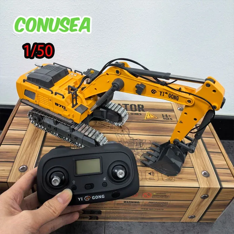 Радиоуправляемый экскаватор-погрузчик 1/50, мини-самосвал, гусеничная инженерная машина из сплава, электрическая настольная игрушка
Радиоуправляемый экскаватор-погрузчик 1/50, мини-самосвал, гусеничная инженерная машина из сплава, электрическая настольная игрушка