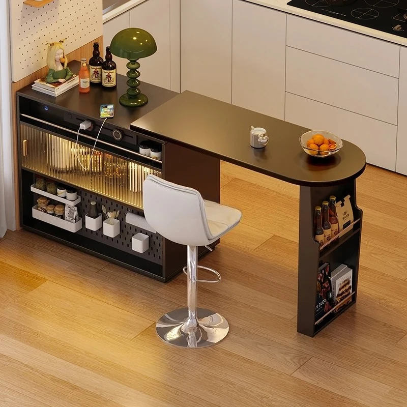 Cream wind rock slab telescopic bar table wine cabinet integrated storage partition cabinet
Cream wind rock slab telescopic bar table wine cabinet integrated storage partition cabinet
