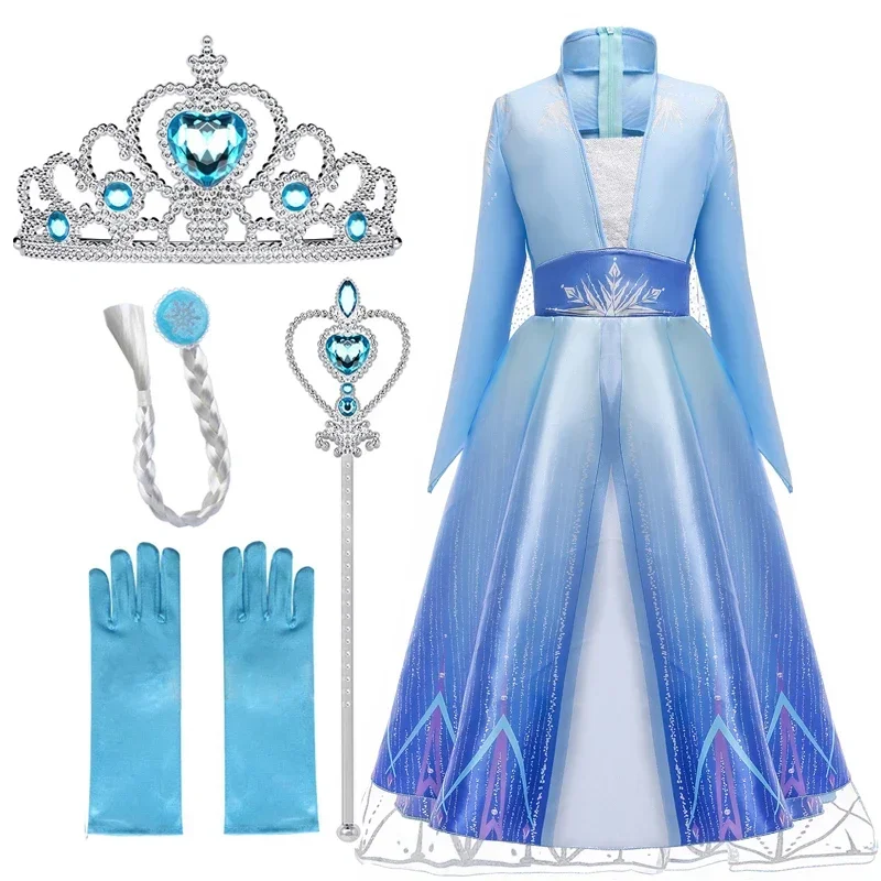 Girls Elsa dress Snow Queen Halloween Carnival Princess Costume Child Elza Anna mesh skirt cloak pants Fancy Party /
Girls Elsa dress Snow Queen Halloween Carnival Princess Costume Child Elza Anna mesh skirt cloak pants Fancy Party /