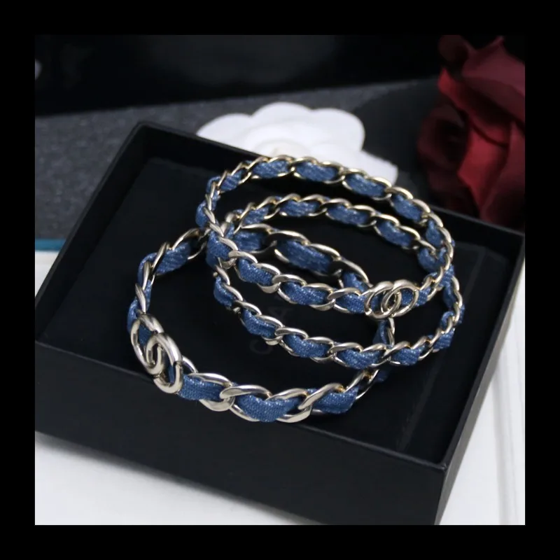 1122 Popular Blue Denim Double C Three-in-one Bracelet Light Luxury Bracelet
1122 Popular Blue Denim Double C Three-in-one Bracelet Light Luxury Bracelet