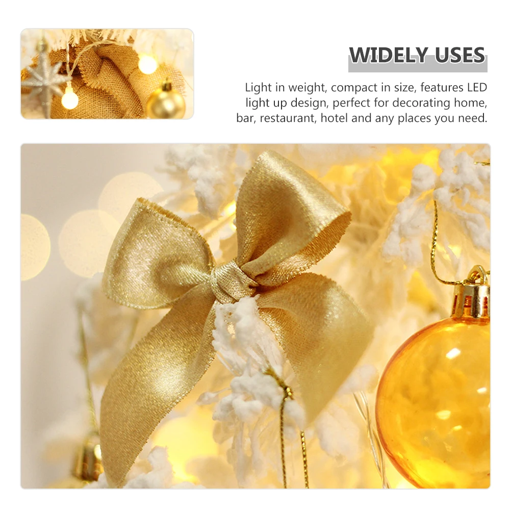 Desktop Christmas Tree with LED Lights Festive Tabletop Xmas Decor for Home Bar Hotel Holiday Scene Decoration
Desktop Christmas Tree with LED Lights Festive Tabletop Xmas Decor for Home Bar Hotel Holiday Scene Decoration