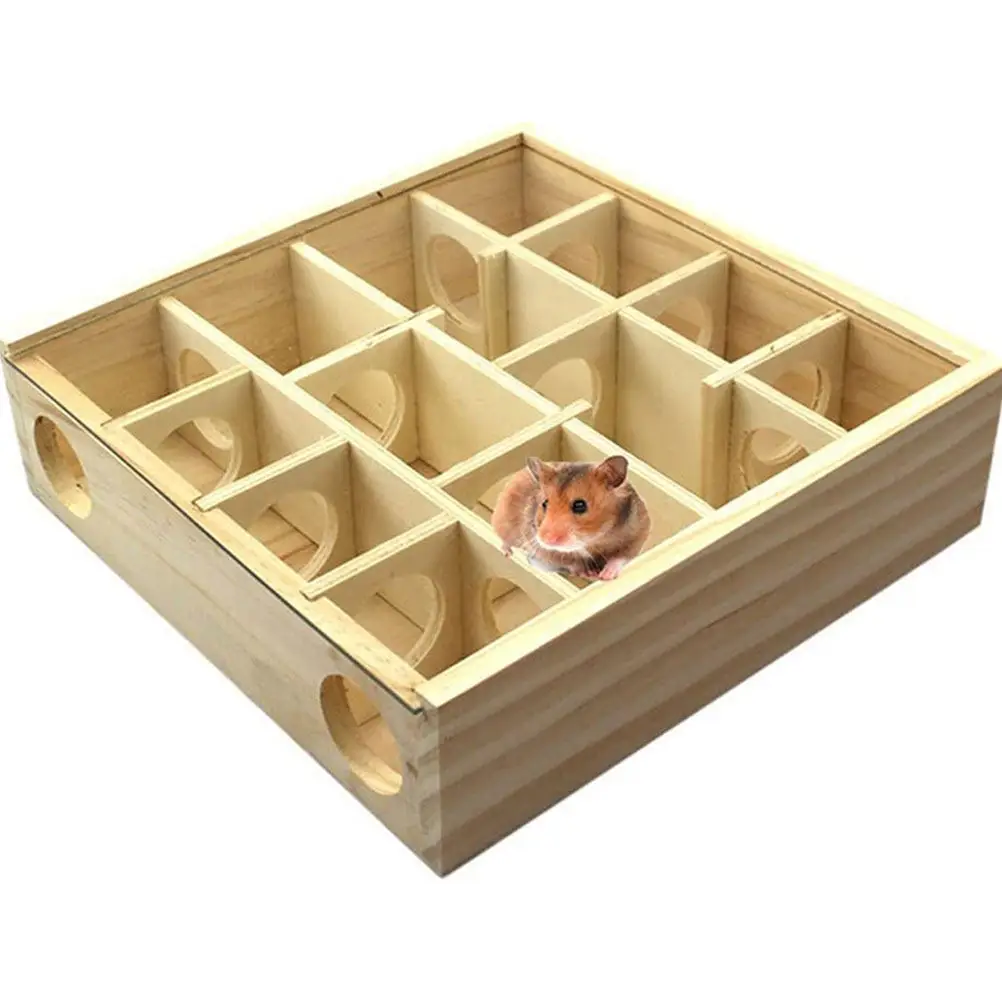 Hamster Maze Multi-Grid Wooden Maze Puzzle Cage Accessory Small Pet Exercise Fun Enrichment Hamster Supply Chinchilla Supplies
Hamster Maze Multi-Grid Wooden Maze Puzzle Cage Accessory Small Pet Exercise Fun Enrichment Hamster Supply Chinchilla Supplies