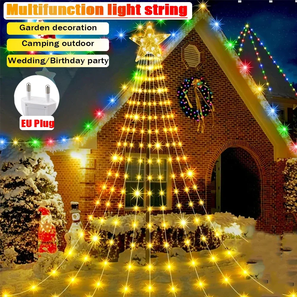 350 LED String Lights Outdoor Waterproof Fairy Lights With 8 Modes Copper Wire lamp Garden Wedding Christmas Tree Decorations
350 LED String Lights Outdoor Waterproof Fairy Lights With 8 Modes Copper Wire lamp Garden Wedding Christmas Tree Decorations