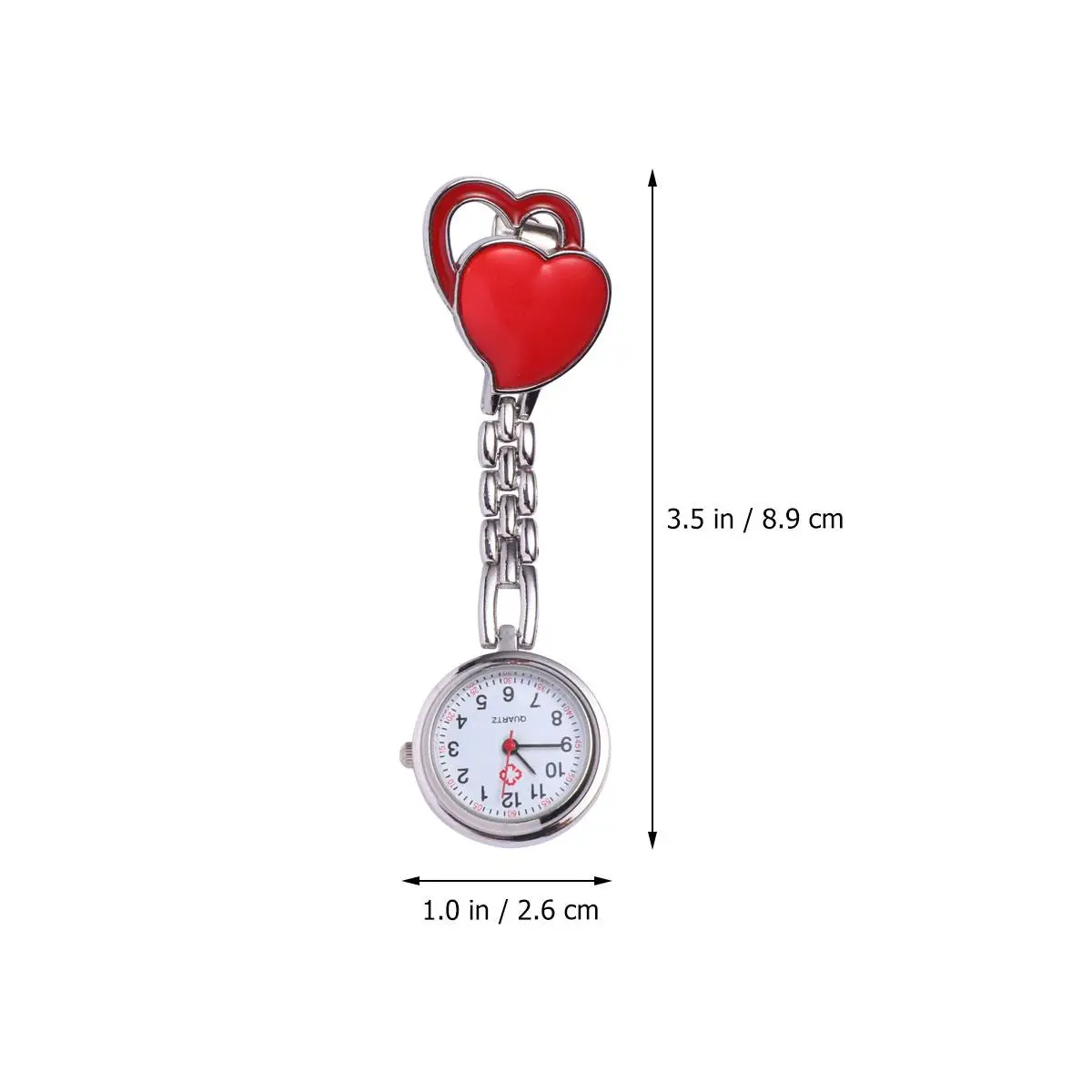 Nurse Pocket Watch Heart Shaped Hanging Watches for Men Women Fashion Creative Decorative Durable Lightweight Long Lasting
Nurse Pocket Watch Heart Shaped Hanging Watches for Men Women Fashion Creative Decorative Durable Lightweight Long Lasting