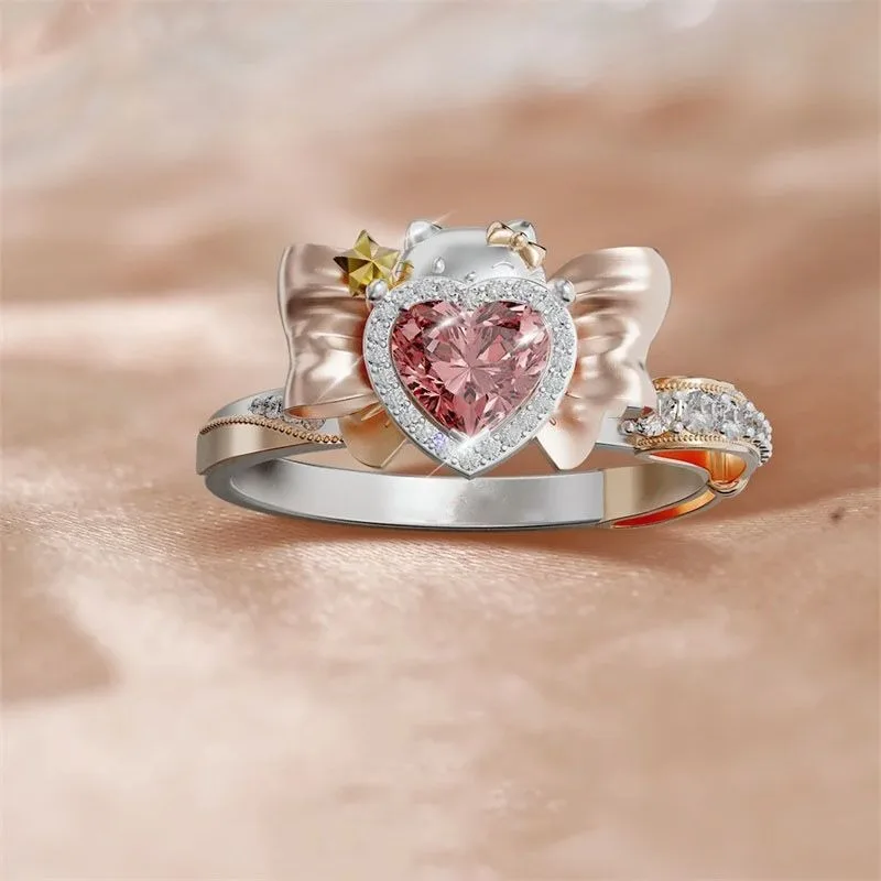 Hello Kitty Ring Cute Cartoon Set Workmanship Originality Ring New Fashion Delicate Versatile Ornaments Birthday Present
Hello Kitty Ring Cute Cartoon Set Workmanship Originality Ring New Fashion Delicate Versatile Ornaments Birthday Present