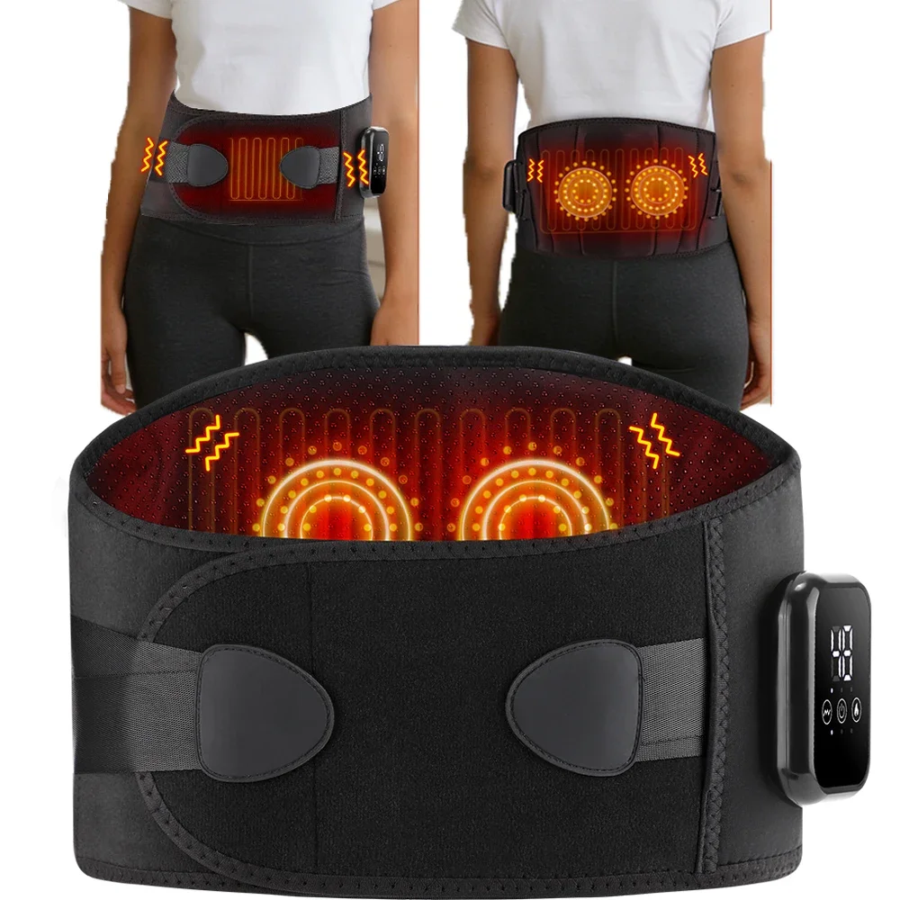New Upgrade Electric Heating Waist Massager Support Belt Vibration Infrared Hot Compress Brace Belt Back Relax 3 Gear Adjustment
New Upgrade Electric Heating Waist Massager Support Belt Vibration Infrared Hot Compress Brace Belt Back Relax 3 Gear Adjustment