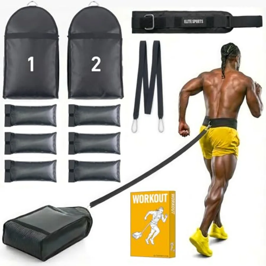 Тренировочные сани-эспандеры Twin Weight Sled Trainer, водонепроницаемые, 6 уровней нагрузки от 10 до 60 фунтов, с регулируемыми мягкими поясными ремнями
Тренировочные сани-эспандеры Twin Weight Sled Trainer, водонепроницаемые, 6 уровней нагрузки от 10 до 60 фунтов, с регулируемыми мягкими поясными ремнями