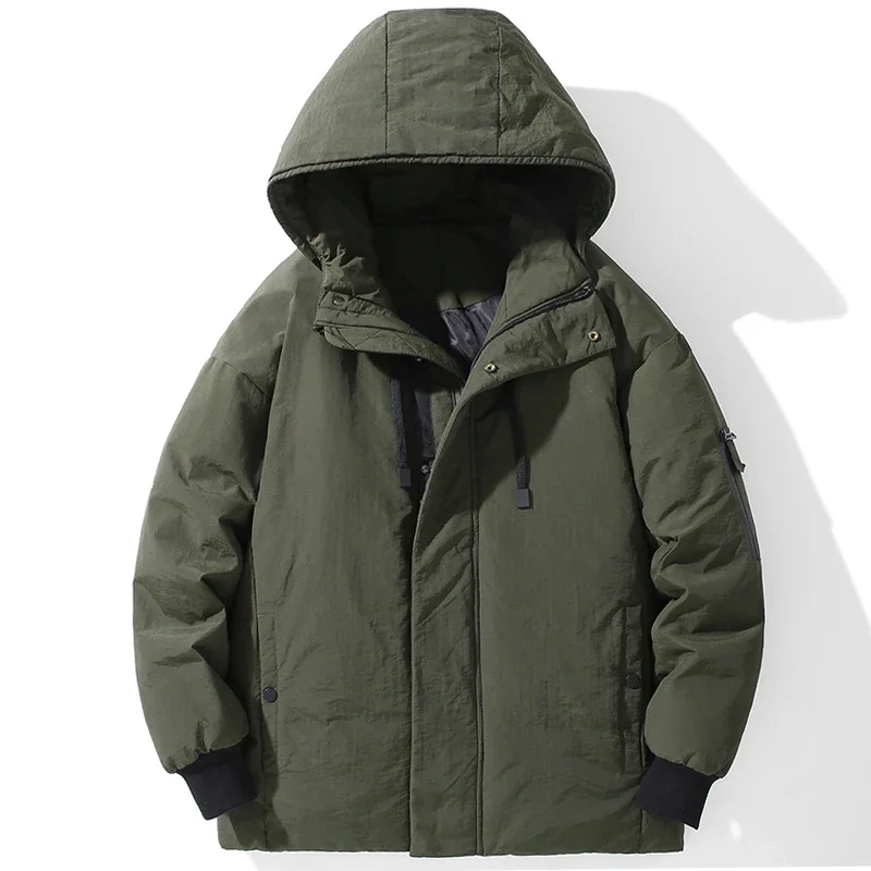 Winter Men's White Duck Down Workwear Jacket Outdoor Casual Overcoat Fashionable Cold-Resistant Warm Hooded Down Coat Men Parkas
Winter Men's White Duck Down Workwear Jacket Outdoor Casual Overcoat Fashionable Cold-Resistant Warm Hooded Down Coat Men Parkas