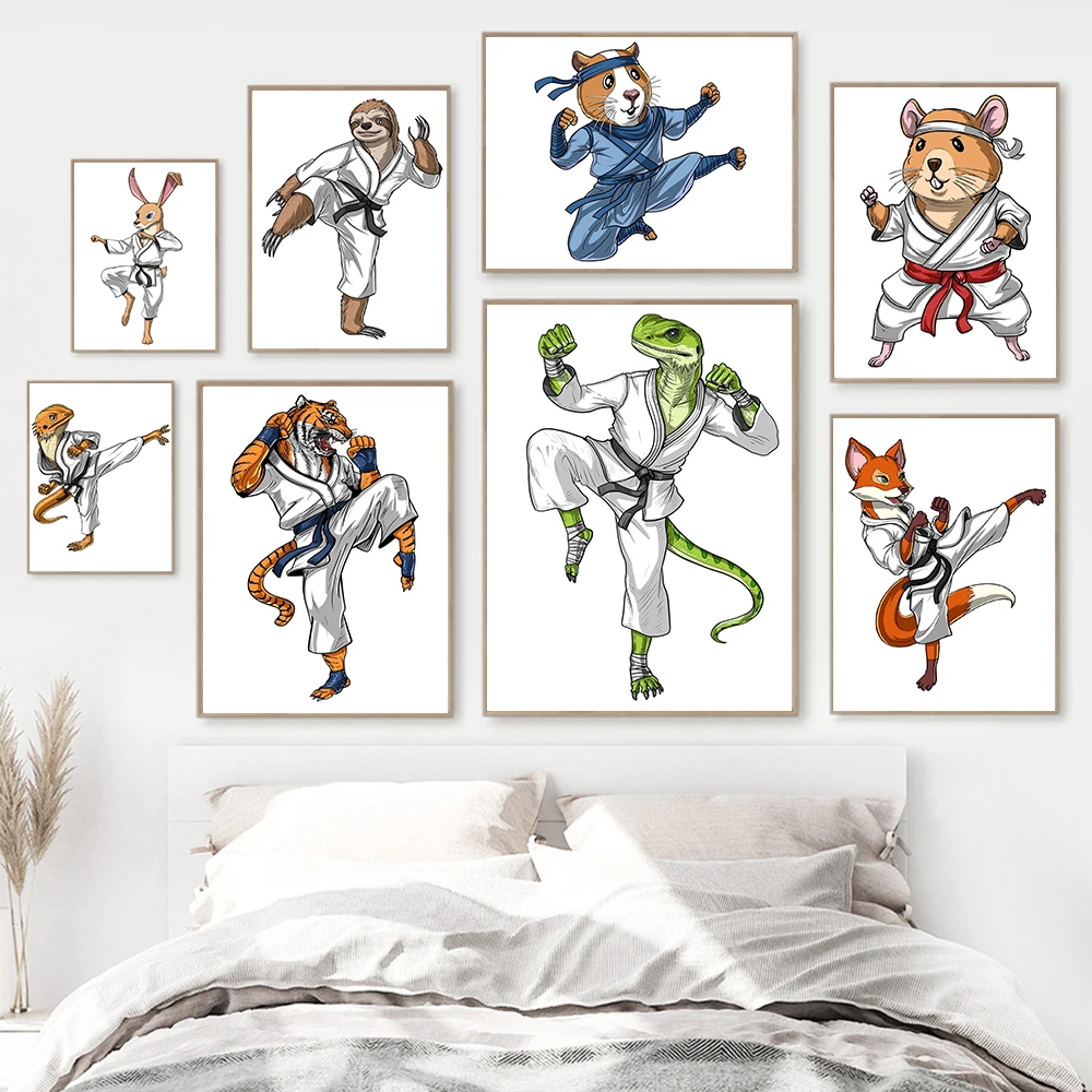 Japanese Samurai Fox Sloth Tiger Squirrel Nostalgia Home Art Decor HD Quality Cartoon Painting Animal Posters Canvas Painting
Japanese Samurai Fox Sloth Tiger Squirrel Nostalgia Home Art Decor HD Quality Cartoon Painting Animal Posters Canvas Painting