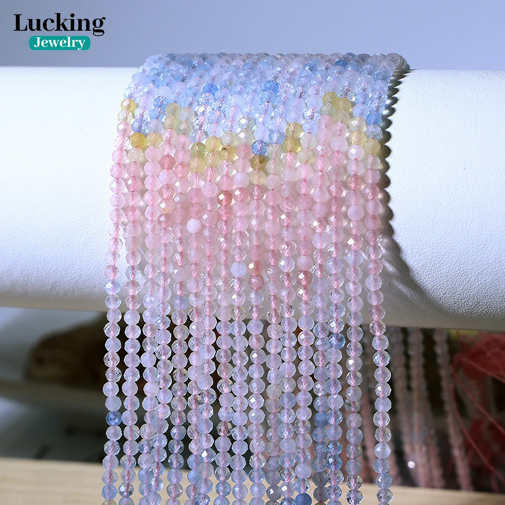 A+ Natural 3mm Beryl Morganite Faceted Beads Gradient Color for Jewelry Making Bracelet Necklace Accessories 15''
A+ Natural 3mm Beryl Morganite Faceted Beads Gradient Color for Jewelry Making Bracelet Necklace Accessories 15''